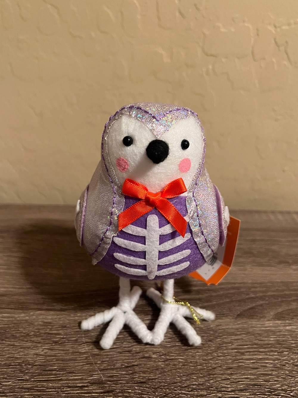 Target Hyde & Eek Halloween Bonita Skeleton Bird Featherly Friends Decor NWT